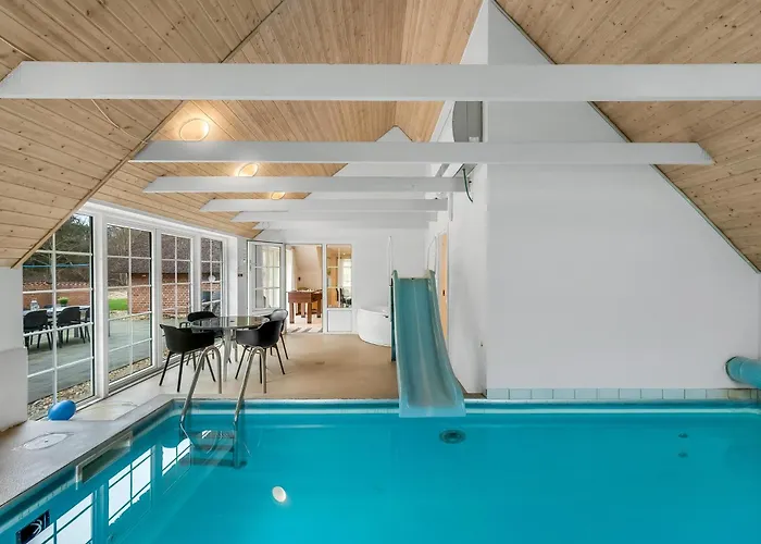 Large Pool House With Volleyball - 2000 * Ulfborg