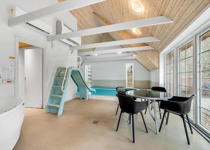 Large Pool House With Volleyball - 2000 * Ulfborg